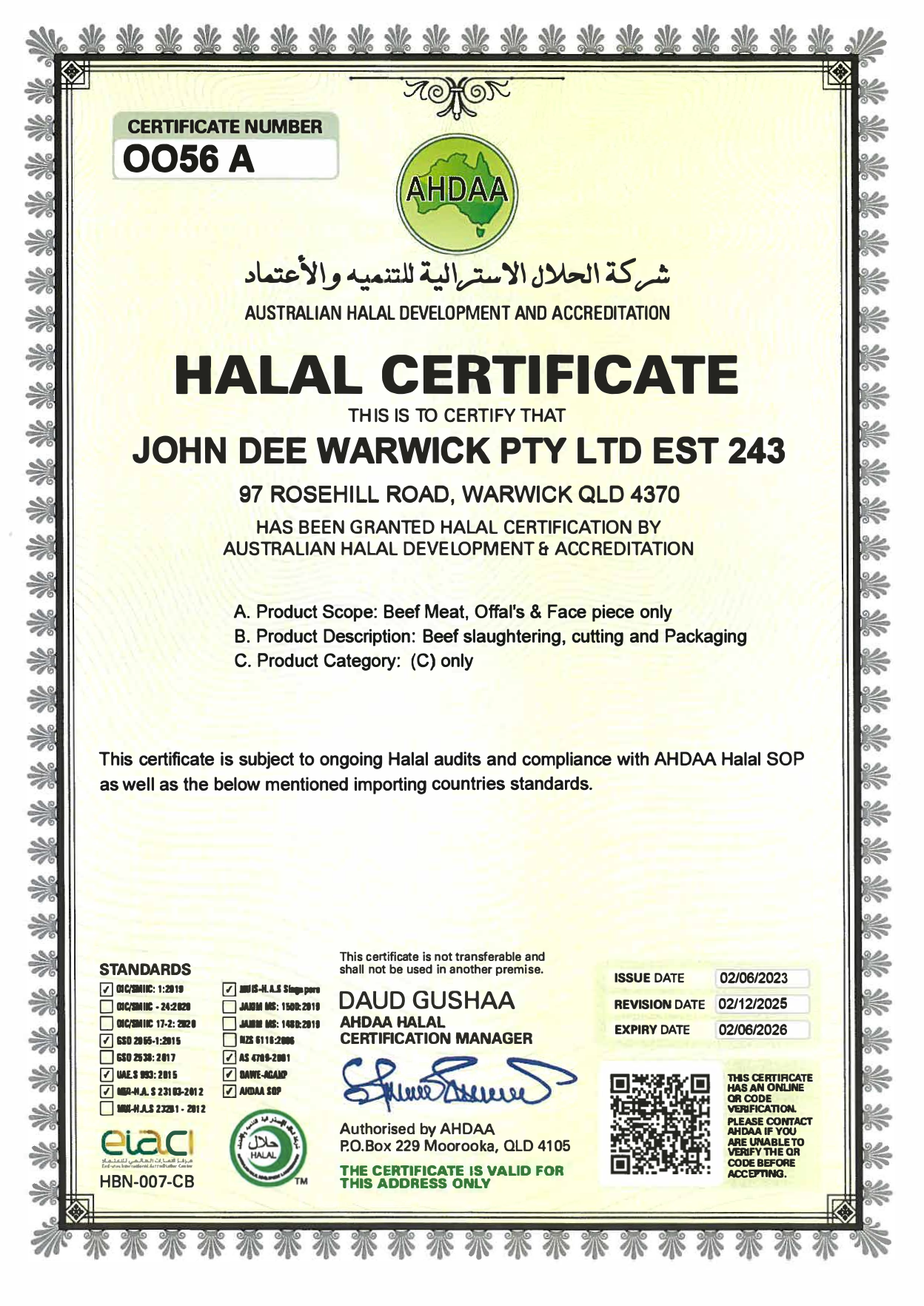 Halal Steaks at Steaks Riga